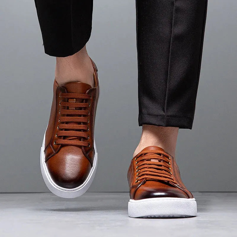 Herren Leder Sneaker