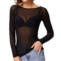 LangÃ¤rmeliges Mesh-Top