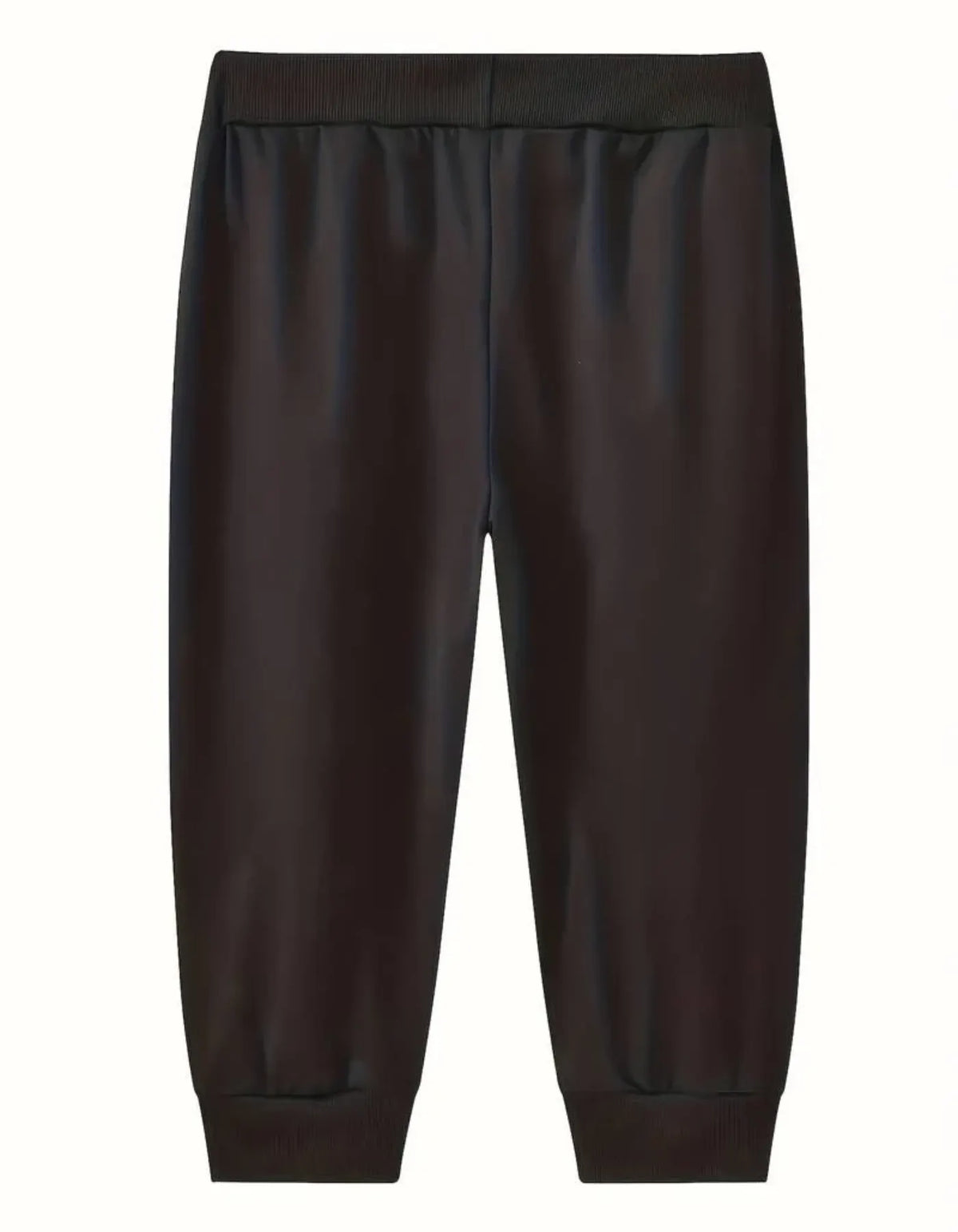 Herren 3/4 Jogginghose Schwarz