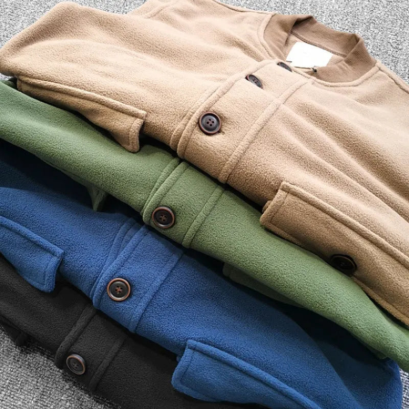 - Modische Jacke Mit Stehkragen