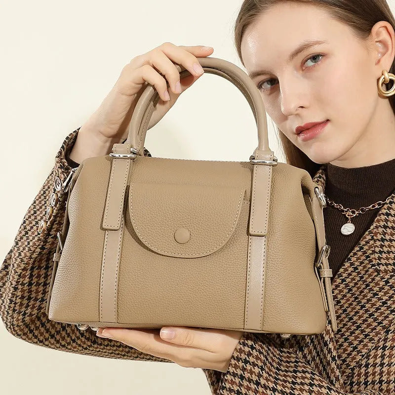 RENATA | Gestructureerde Handtas Voor Dames Van Synthetisch Leer – Tijdloos, Chic & Praktisch Voor Elke Dag