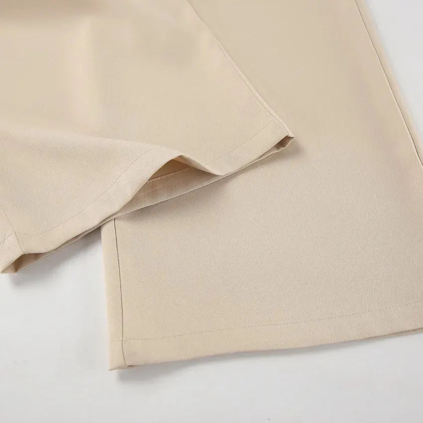 MATHILDE | Elegant Wijde Pantalon Voor Dames Met Uniek Taille-Detail – Comfort & Klasse Gecombineerd!