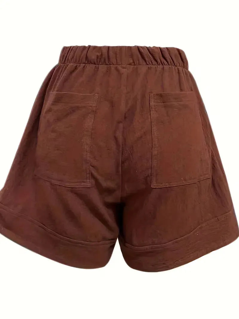 Casual Summer Pants for Women with Elastic Waistband