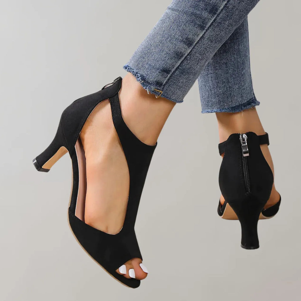 - Orthopädische Sandalen mit Absatz Sandalen mit Pantolette Damen