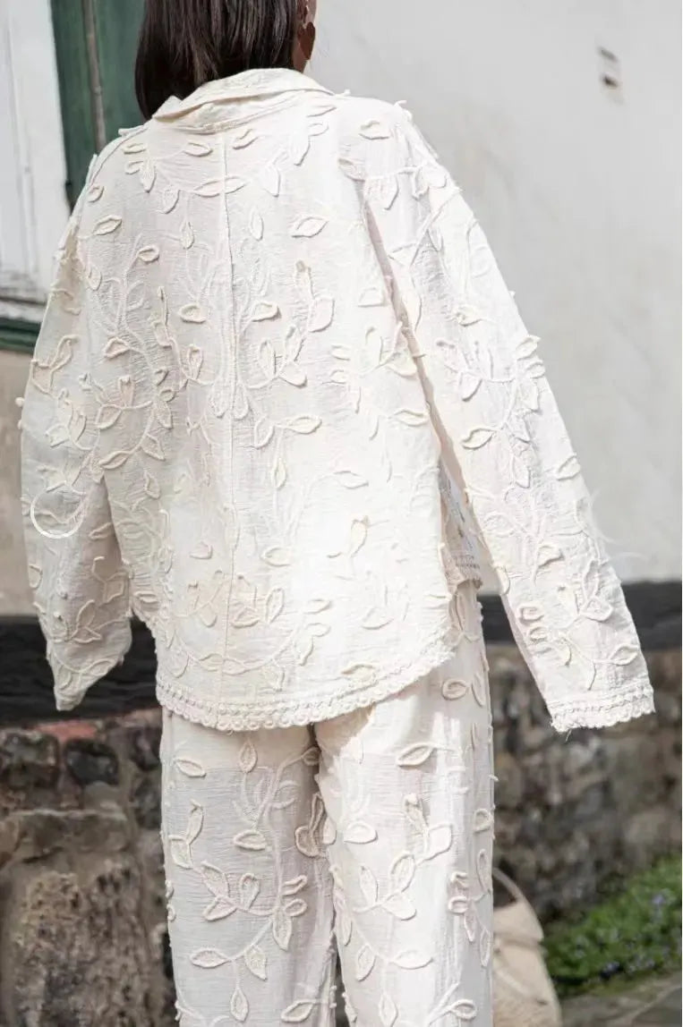 MICHELLE | Geborduurde Dames Zomer Set - Luxe, Stijlvol & Comfortabel