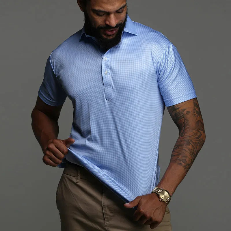 Kleid-Polo mit Steifem Kragen