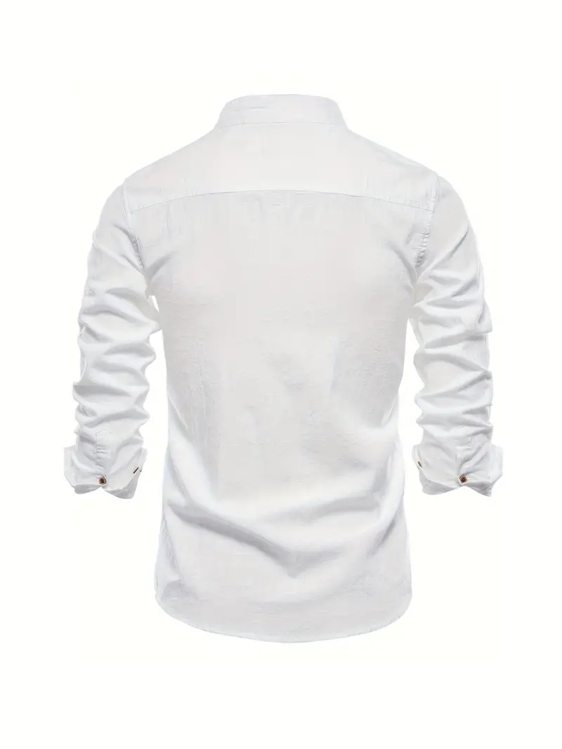 Herren Slim-fit Hemd Langarm
