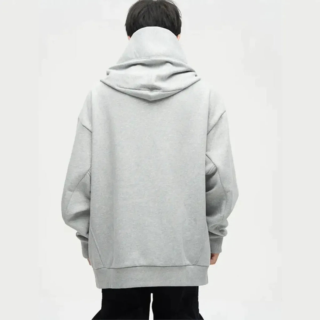 Ninja-Hoodie Mit Doppeltem Ausschnitt