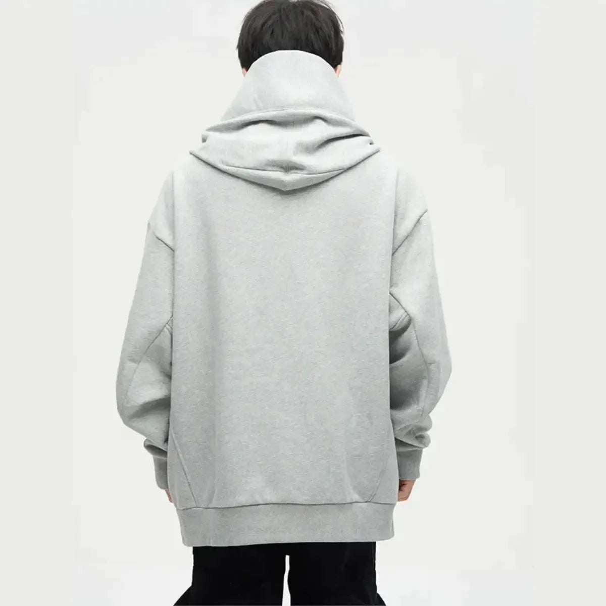 Ninja-Hoodie Mit Doppeltem Ausschnitt