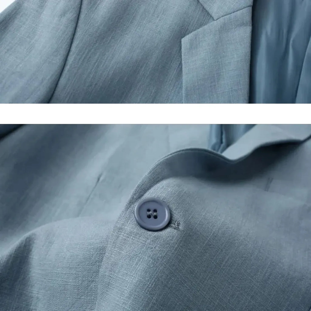 Eleganter Herren Leinenblazer