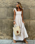 Kleid | Gesteppt Oberteil, Rock | Sommer