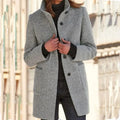 - Eleganter Wollmantel