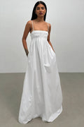 Luftiges Maxikleid mit A-Linien-Schnitt