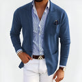 Herrenjacke mit leichter, eleganter Struktur