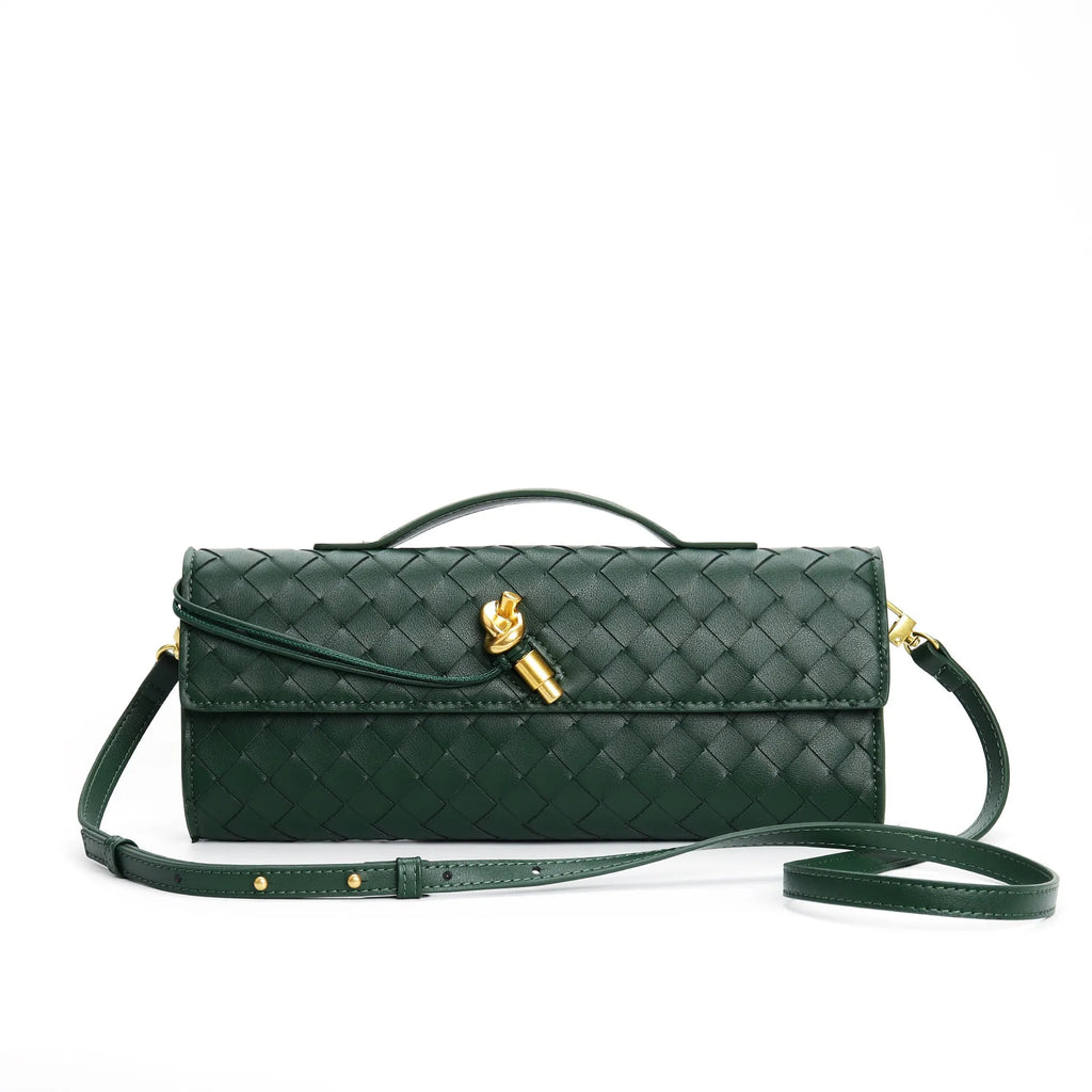 MAISA | Luxe Geweven Dames Tas Met Verfijnde Details - Chic & Stijlvol