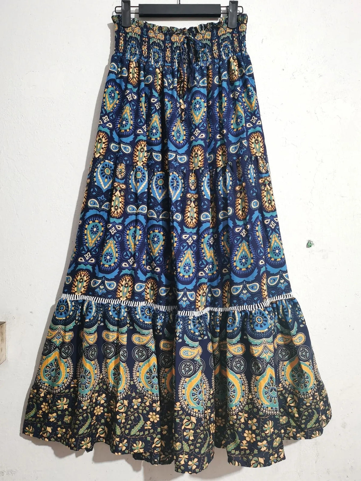 YMKE | Zomerse Maxi Rok Voor Dames Met Boho Print - Elegant, Uniek & Modieus
