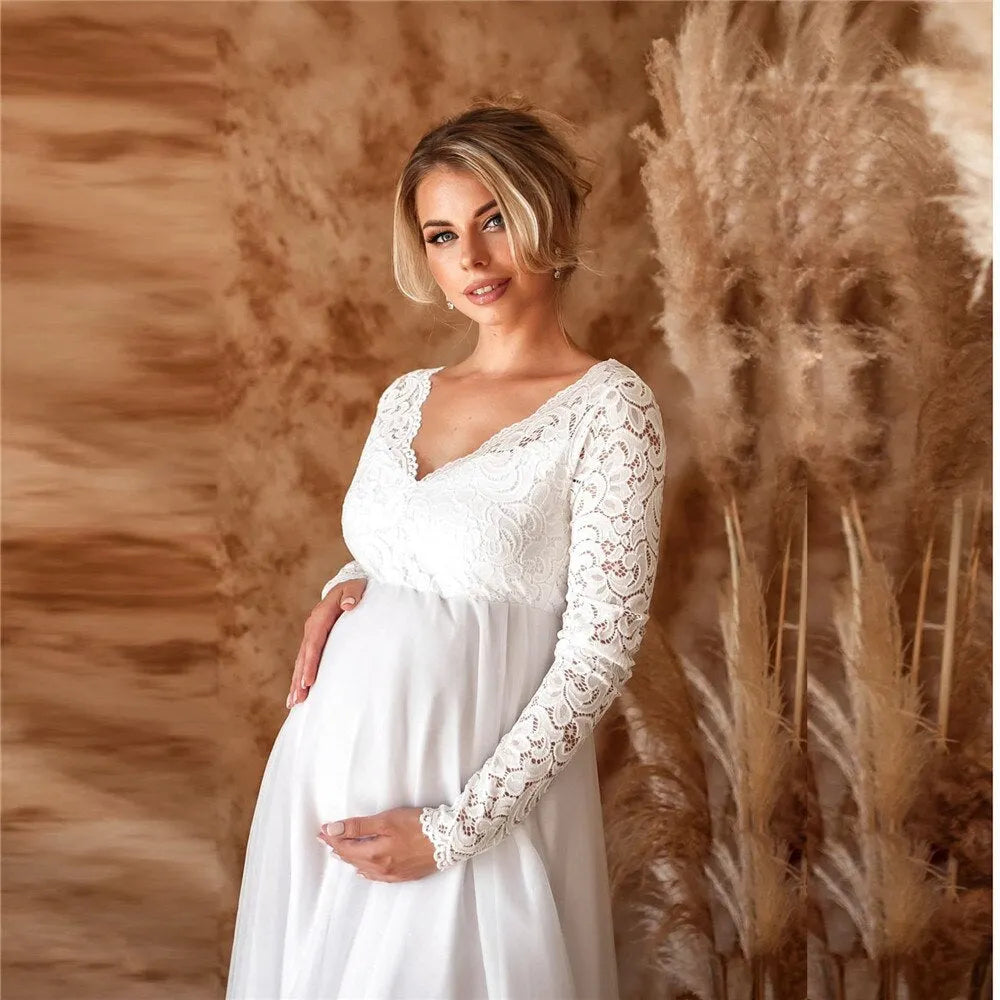 Elegantes Spitzen-Maxikleid fÃ¼r besondere AnlÃ¤sse |