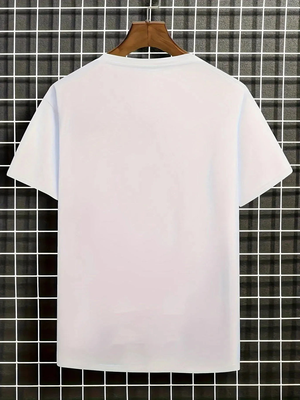 Herren T-shirt Blumen Und Wellen Design