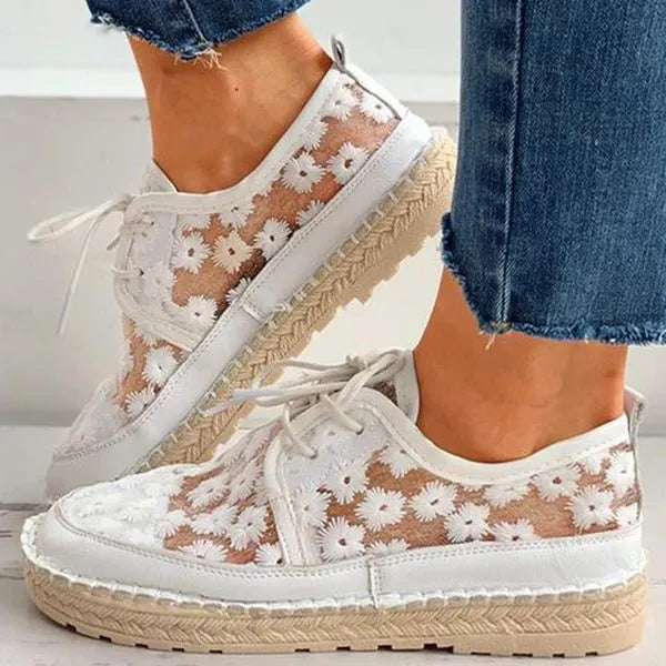 Elly | Floral Pattern Sneakers