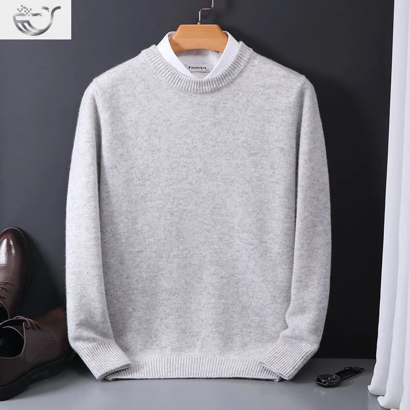 LuxuriÃ¶ser Herren Kaschmir Pullover