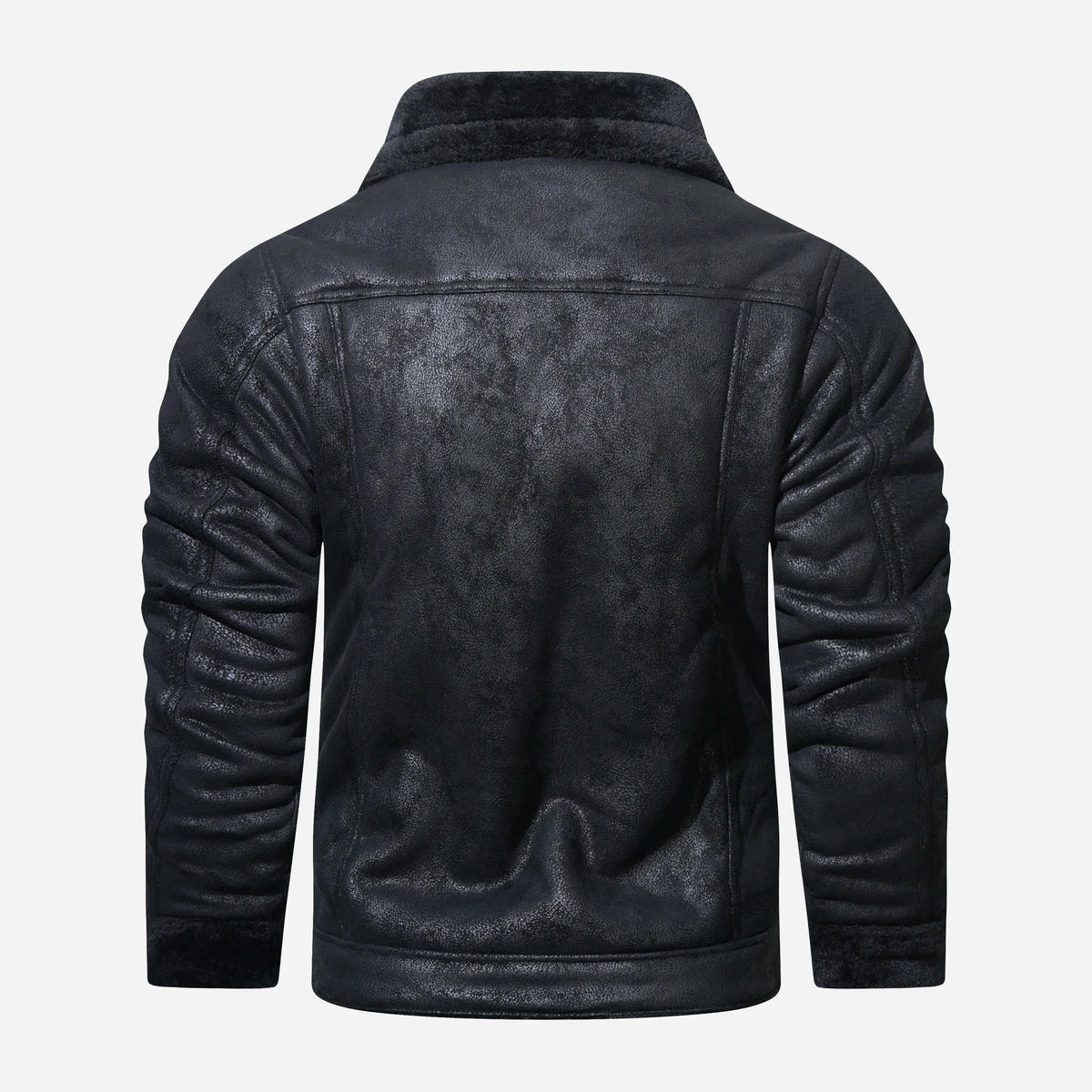 Leder Pilotenjacke mit Weicher FÃ¼tterung Marinus