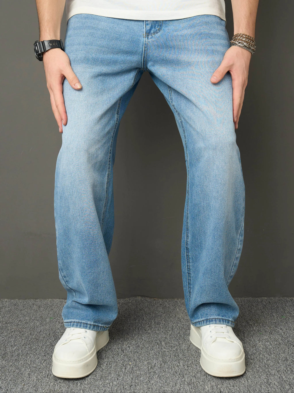 Bequeme Herrenjeans Mit Lockerer Passform