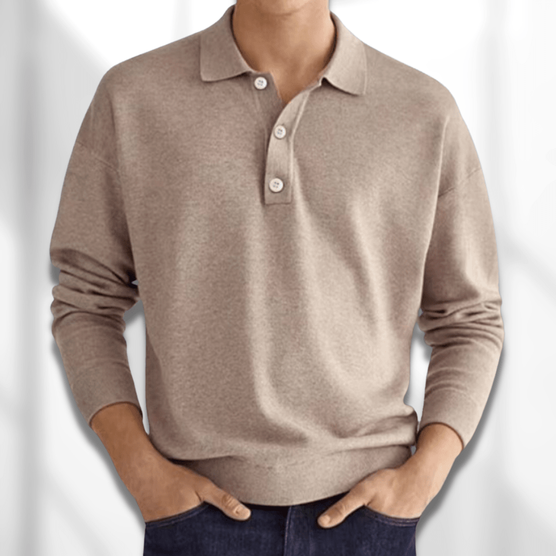 LangÃ¤rmeliger Poloshirt FÃ¼r Herren