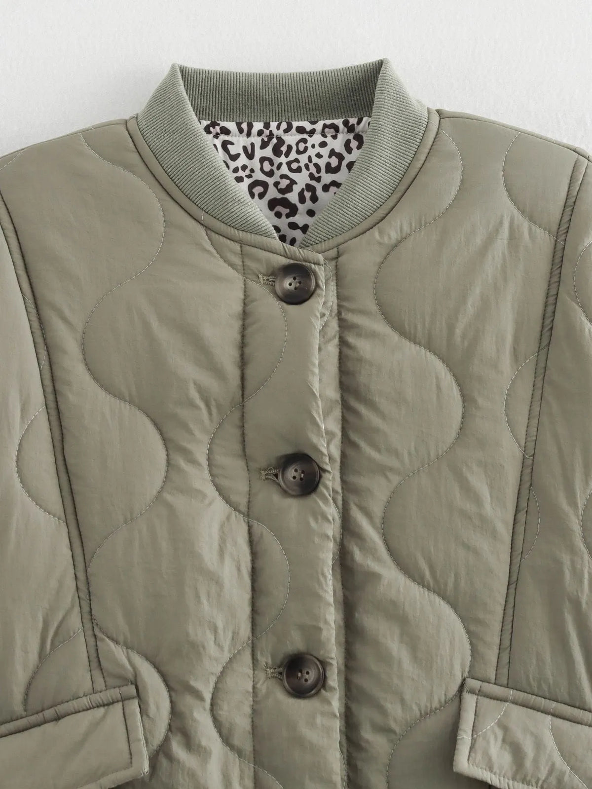 Nika | Frakke med Leopardprint For