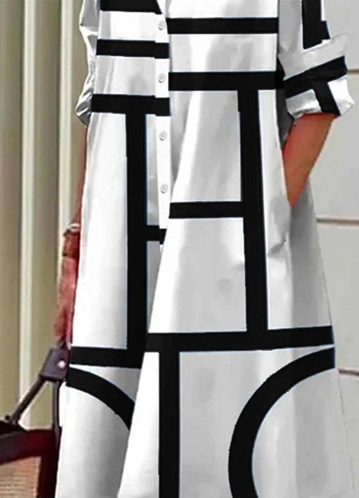Übergröße Shirt für Abendveranstaltungen für Damen Midi