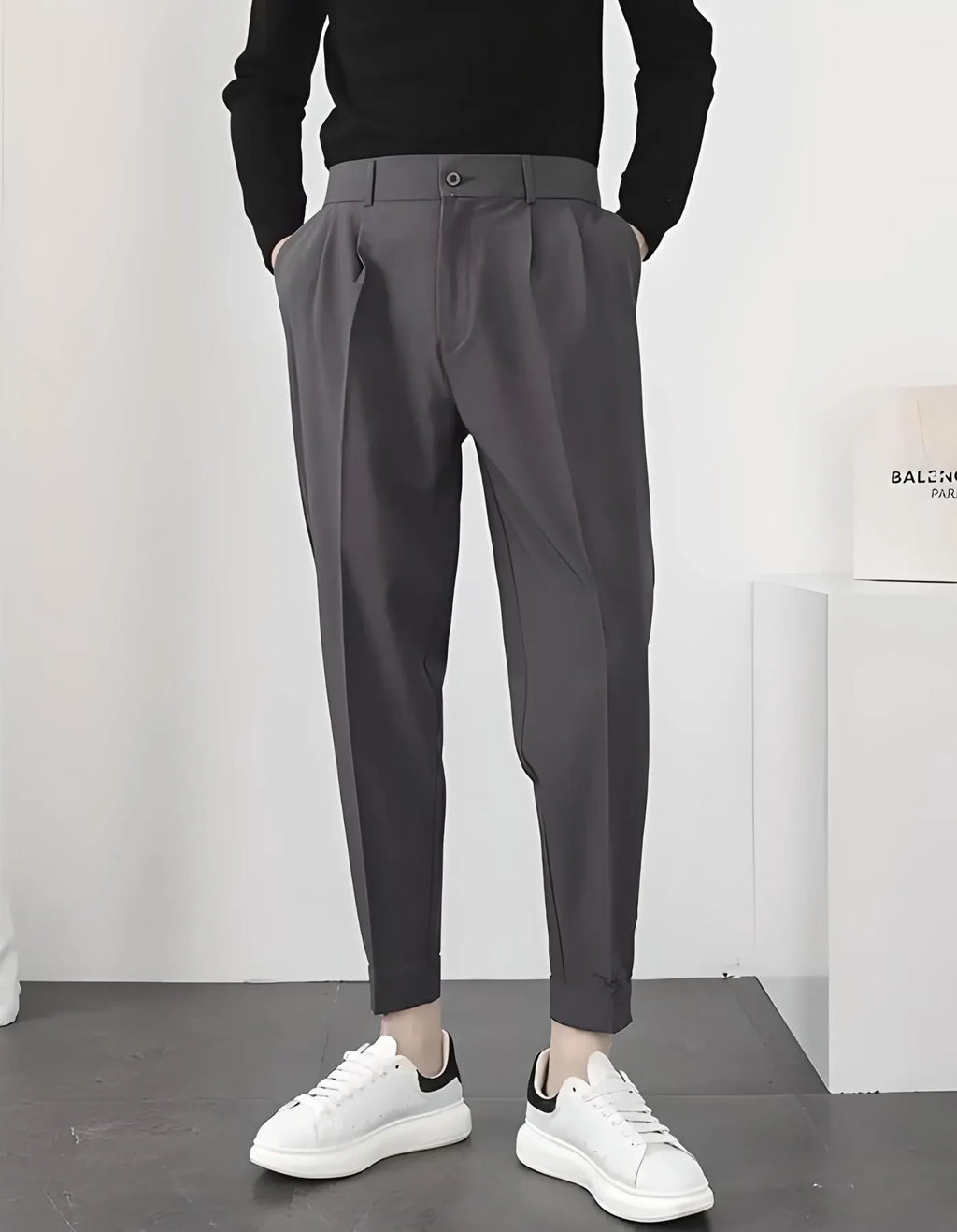 Herren-Hose mit hoher Taille
