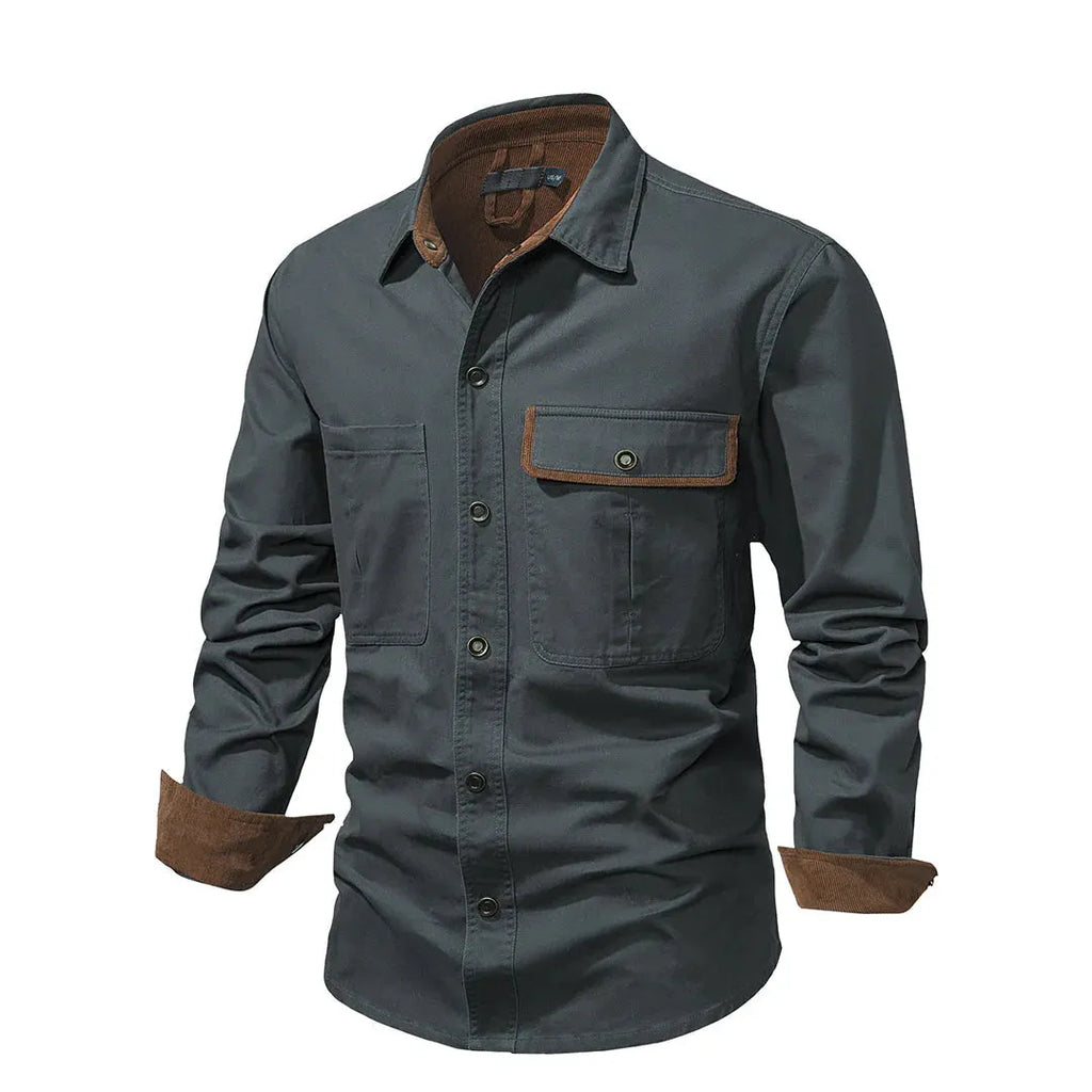 Herrenhemd Button-Down