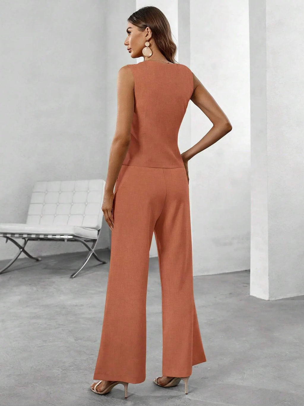 Conjunto Feminino Laranja Madri
