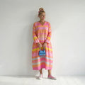 Blake | Ease Gradient Stripe Midi Dress