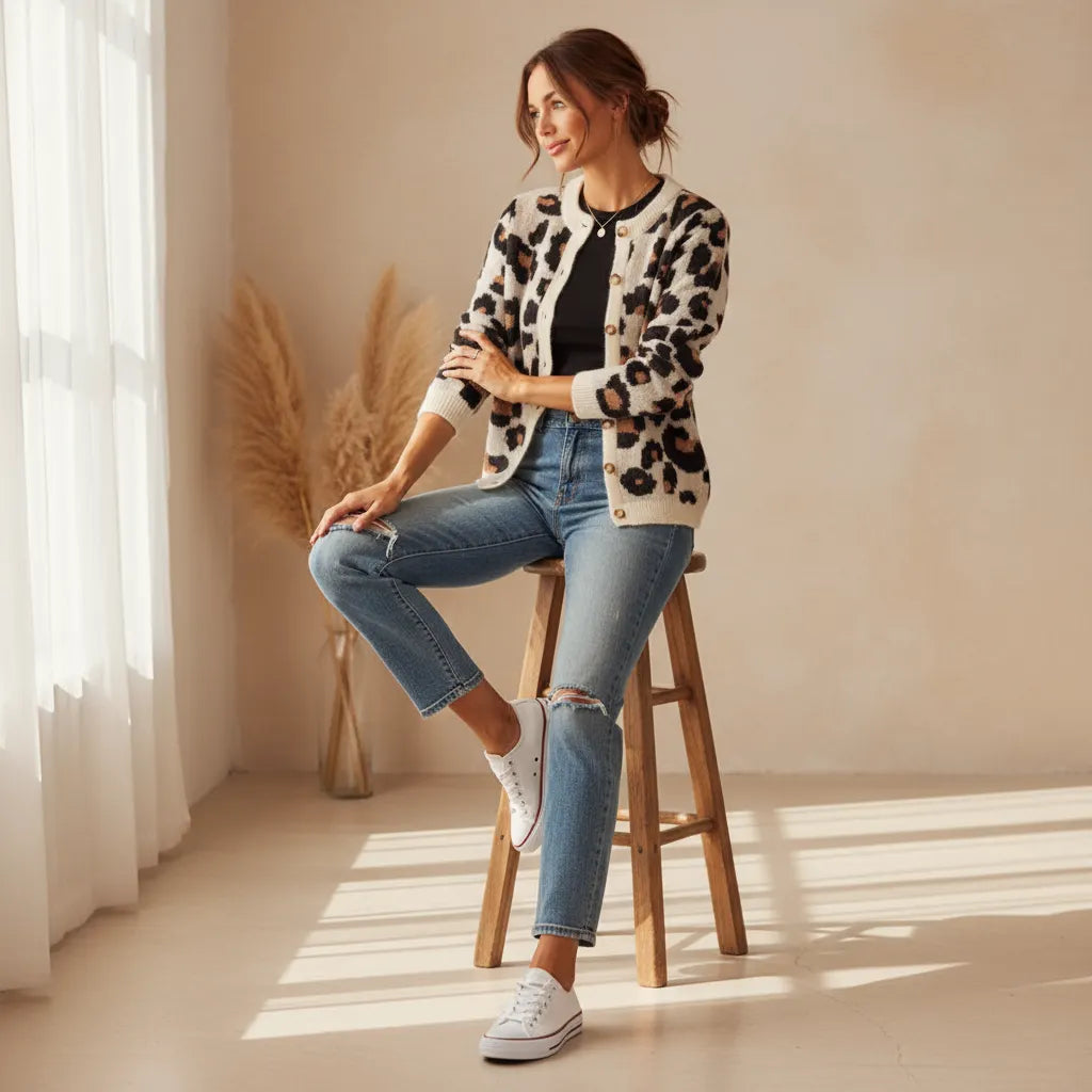Philomena Leo-Strickjacke | Zeitlose Qualität