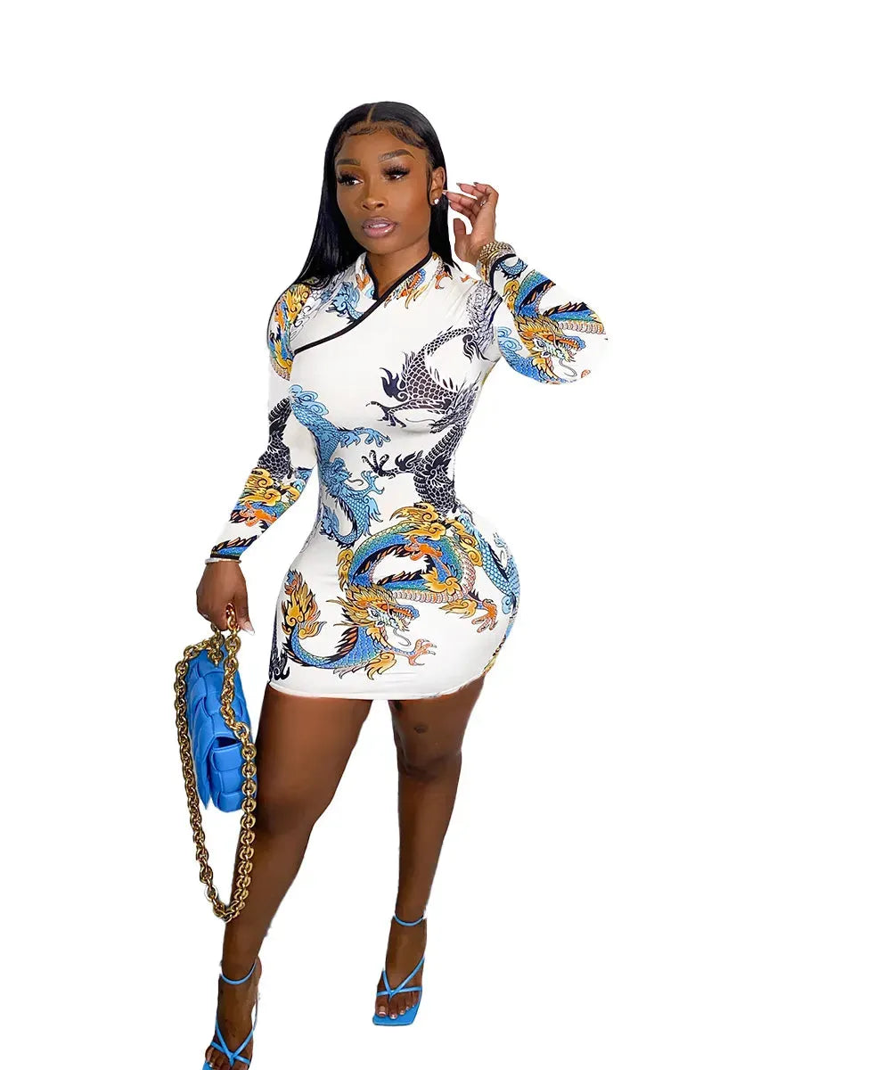 Long Sleeve Bodycon Mini Dress