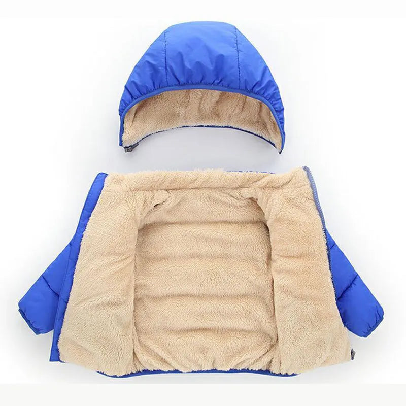 Casaco Infantil De Inverno com Capuz Lilli