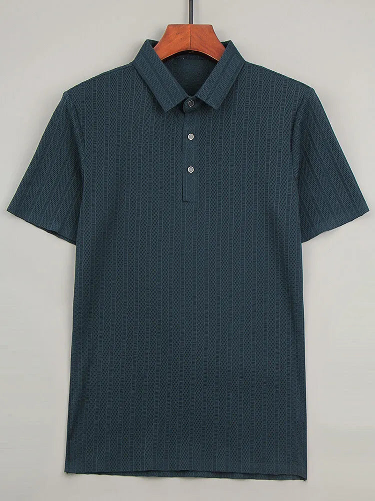 Herren Poloshirt Aus Seide