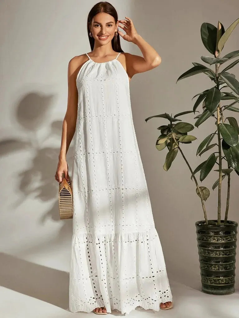 Vestido Branco Longo Catarina