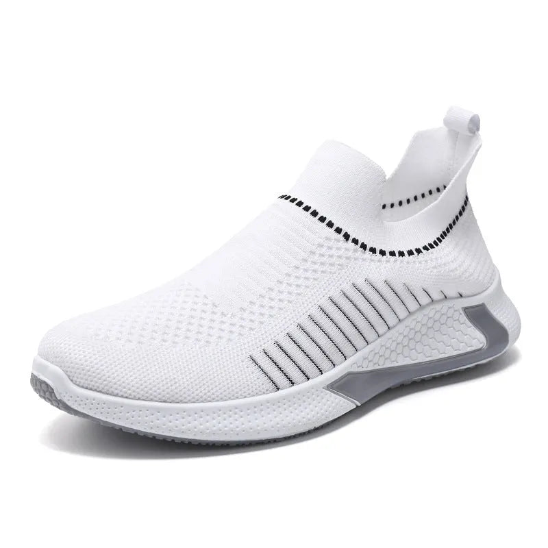 Atmungsaktive Herren Sneaker Mit Streifendesign