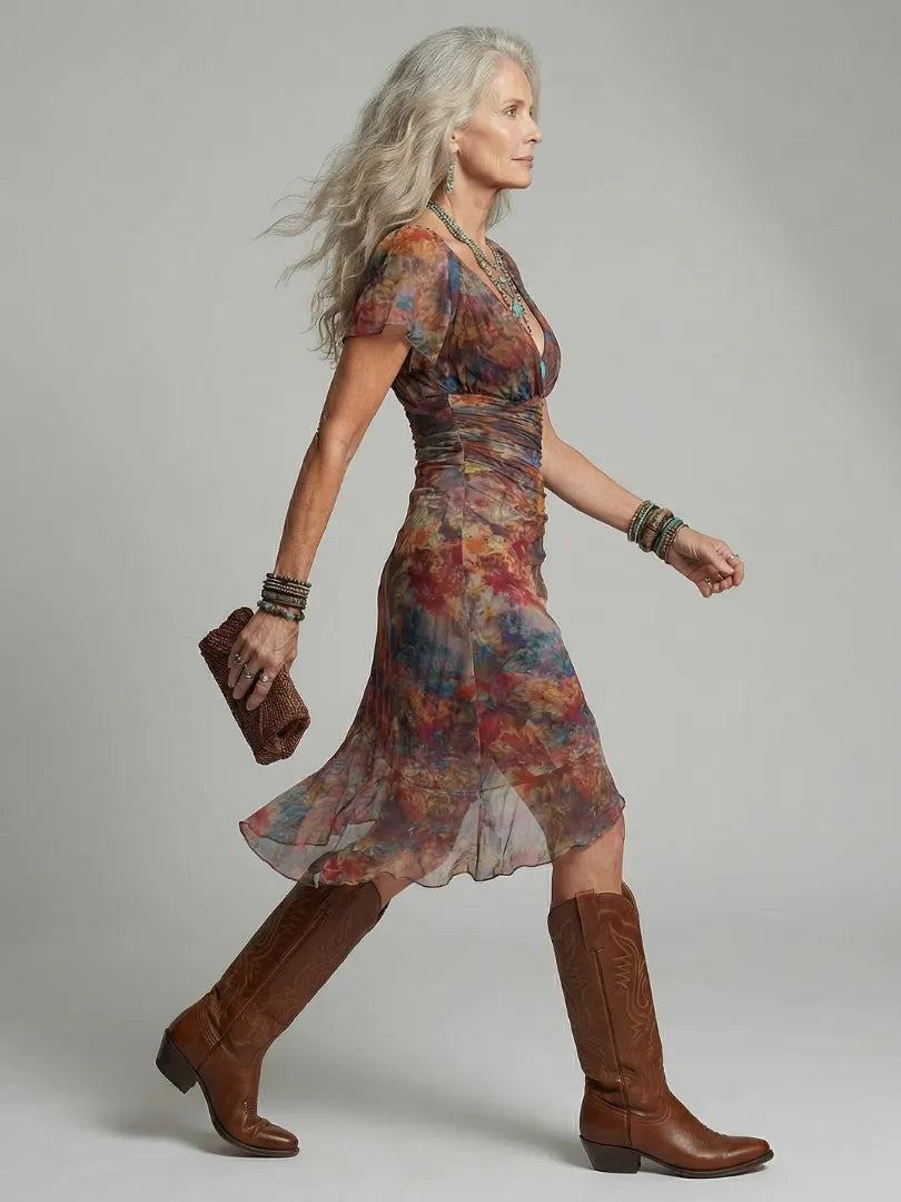 Aeris | Quiet Halter Midi Dress