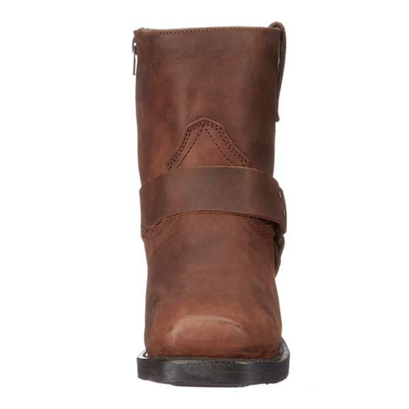 Herren Schwarze Cowboystiefel Wildleder
