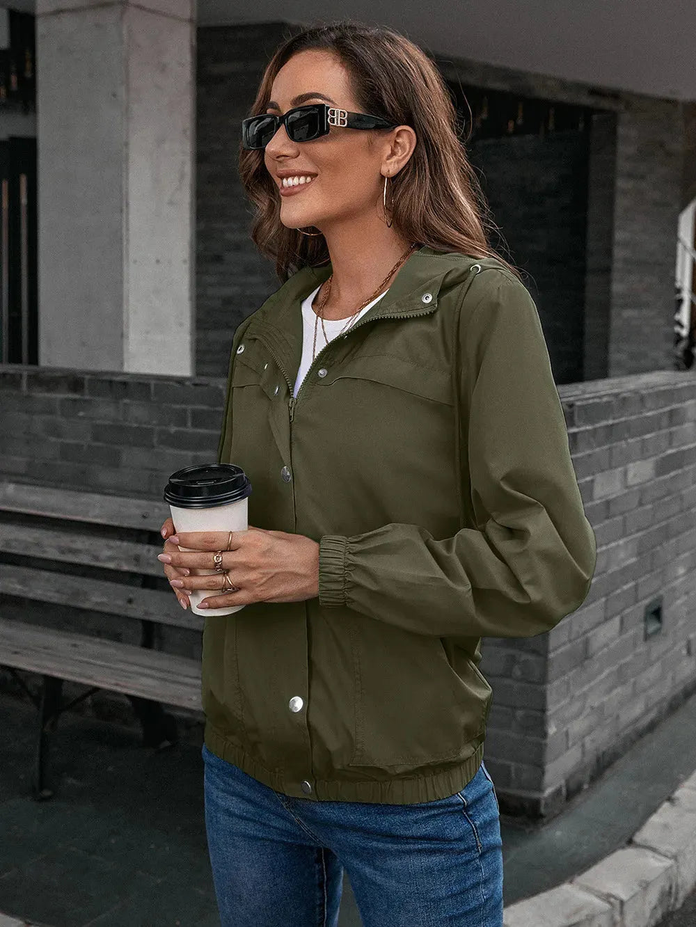 MIRELLA | Dames Waterdichte Trenchcoat – Functioneel, Modern & Ideaal Voor Buitenactiviteiten