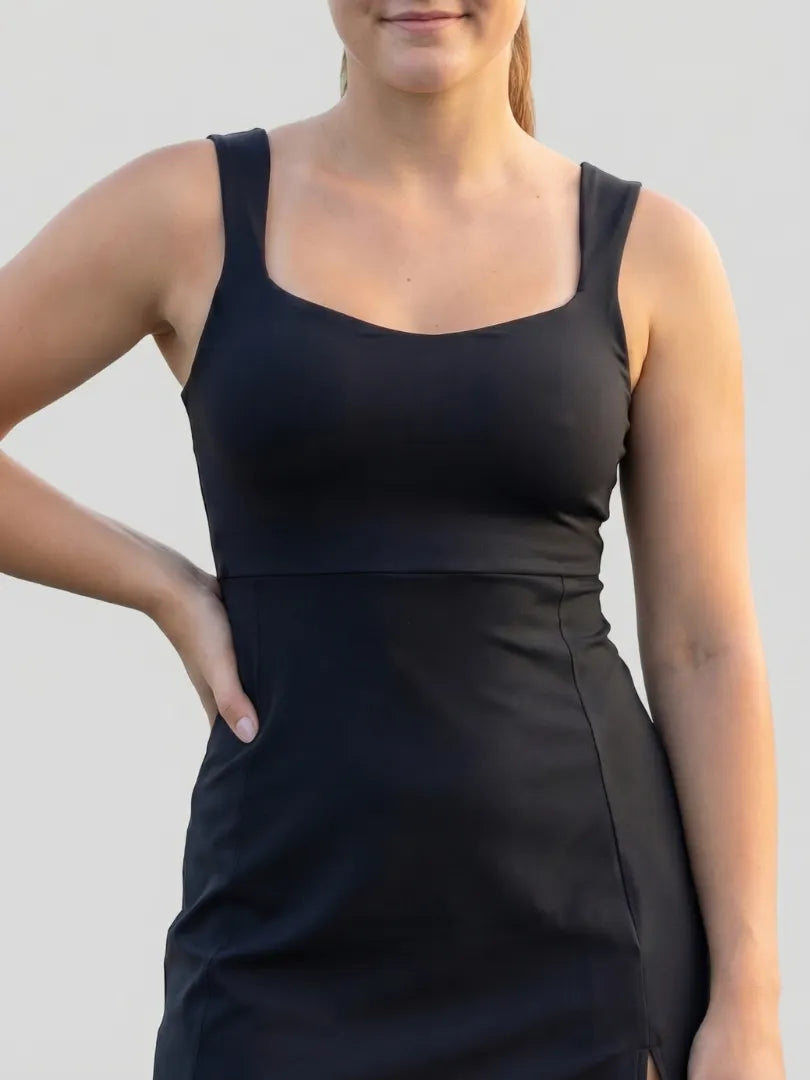Velune | Square Neck Tennis Dress