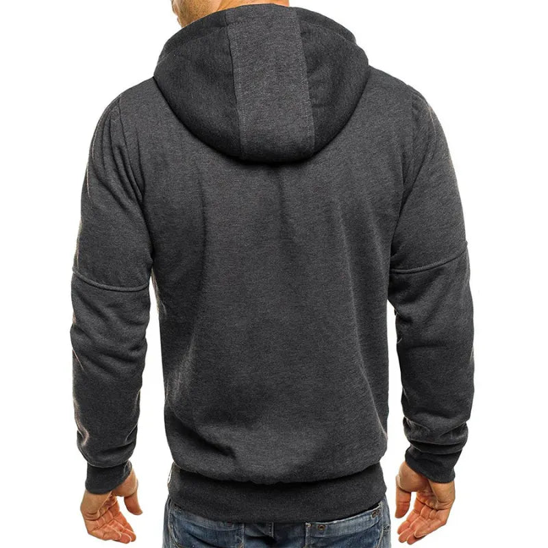 Herren Kapuzenpulli Mit ReiÃŸverschluss Schwarz Kapuzenpullover