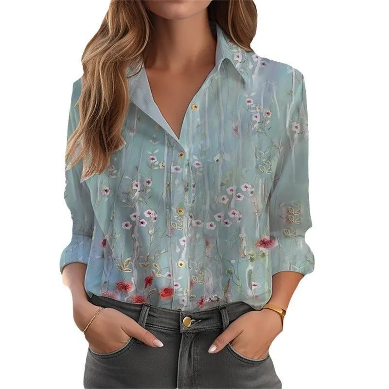 FLORIEN | Bluse mit Blumenmuster