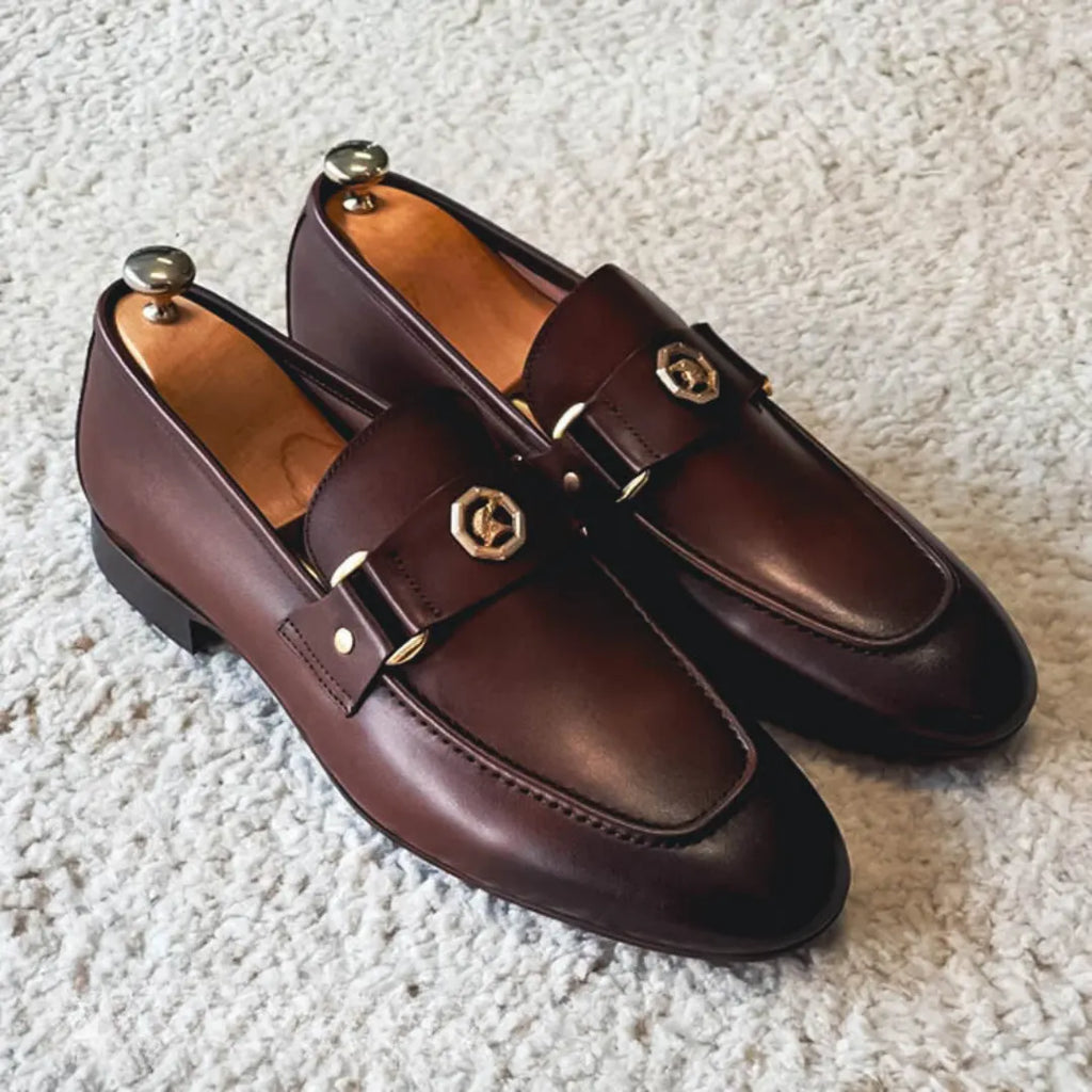 Echtes Leder Slipper