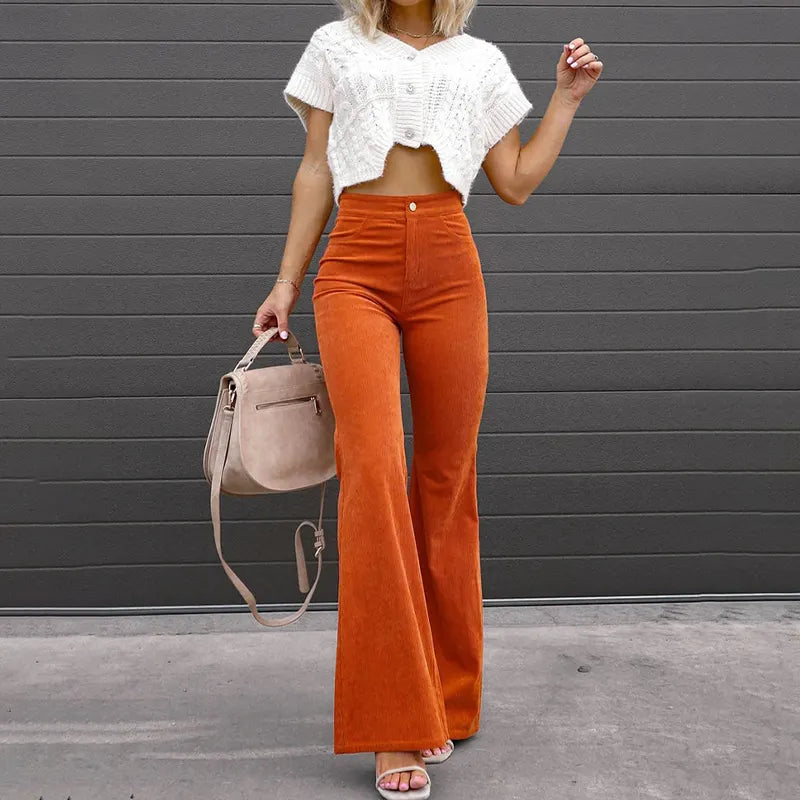 Vivienne | Stylish Velvet Pants