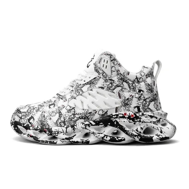 Sneaker mit grafischem Druck und High-Tech-Ausstattung