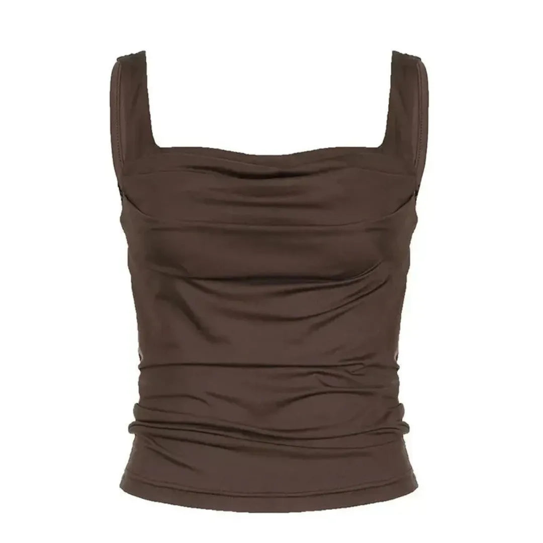 LIVIA | Chique Gerimpelde Dames Top – Comfortabel, Casual, Stijlvol