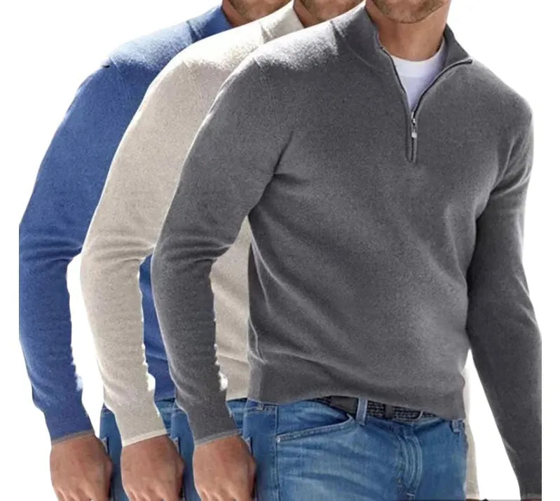 Ordentlicher Half Zip Pullover für Herren